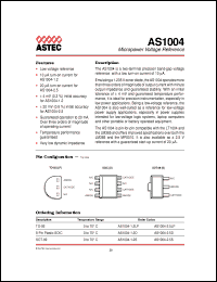 Click here to download AS1004-2.5S Datasheet
