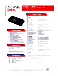 Click here to download AM80A-300L-150F16 Datasheet