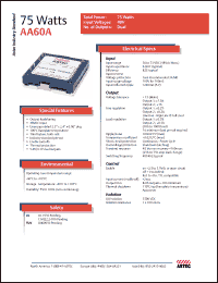 Click here to download AA60A-048L-050D033 Datasheet