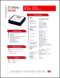 Click here to download AA25N-024L-150D Datasheet