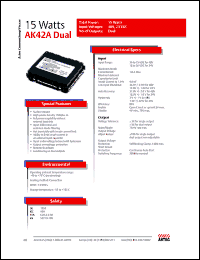 Click here to download AK42A-024L-033D025SM Datasheet