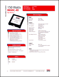 Click here to download BK60C-048L-018F40H Datasheet