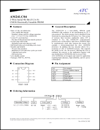 Click here to download AM24LC04IN8 Datasheet