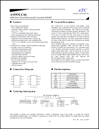 Click here to download AM93LC66GS8 Datasheet