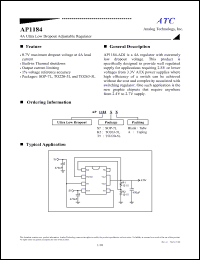 Click here to download AP1184T5A Datasheet