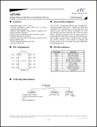 Click here to download AP1301MSA Datasheet