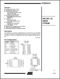 Click here to download AT28C64X-12 Datasheet
