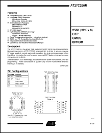 Click here to download AT27C256R-70RC Datasheet