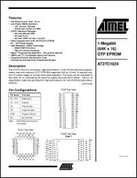 Click here to download AT27C1024-15JC Datasheet