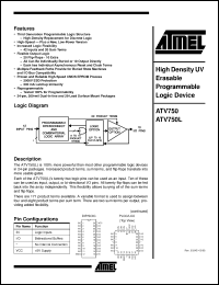 Click here to download ATV750L-25NM/883 Datasheet