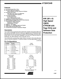 Click here to download AT28HC64 Datasheet