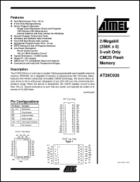 Click here to download AT29C020-15PI Datasheet