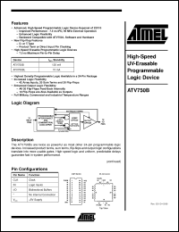 Click here to download ATV750B-10LM/883 Datasheet