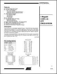 Click here to download AT27C010L-55JC Datasheet