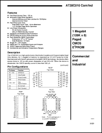 Click here to download AT28C010E-12PC Datasheet