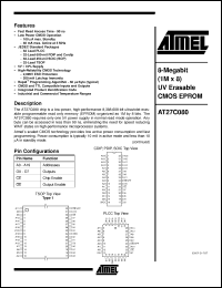 Click here to download AT27C080-12PI Datasheet
