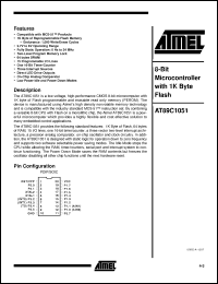 Click here to download AT89C1051-12SI Datasheet