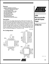 Click here to download AT89LV52 Datasheet