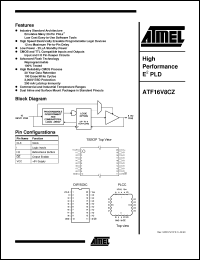 Click here to download ATF16V8CZ-12 Datasheet