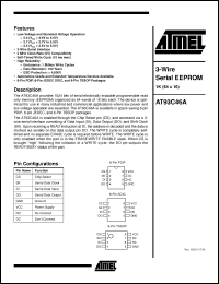 Click here to download AT93C46A-10 Datasheet