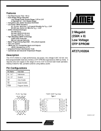Click here to download AT27LV020A-12TI Datasheet
