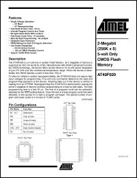 Click here to download AT49F020-55TI Datasheet