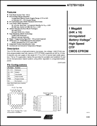 Click here to download AT27BV1024-90JI Datasheet