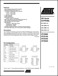 Click here to download AT25640T1-10TI Datasheet
