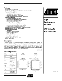 Click here to download ATF1500ABV-15JC Datasheet