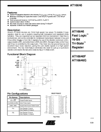Click here to download AT16646F-25XC Datasheet
