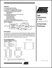 Click here to download ATF22V10CZ-12 Datasheet