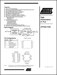 Click here to download ATF22LV10C-10 Datasheet
