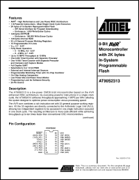 Click here to download AT90S2313 Datasheet