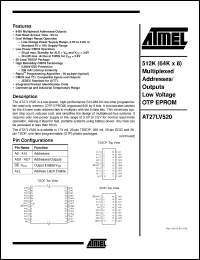 Click here to download AT27LV520-90TC Datasheet