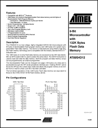 Click here to download AT89S4D12 Datasheet