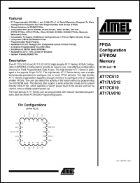 Click here to download AT17C010 Datasheet