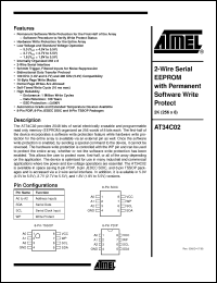 Click here to download AT34C02 Datasheet