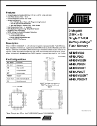 Click here to download AT49BV002T-90PC Datasheet