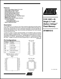 Click here to download AT49BV512-12PC Datasheet