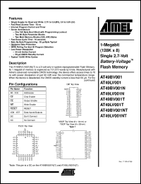 Click here to download AT49LV001-12VI Datasheet