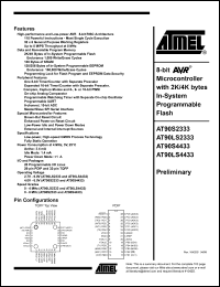 Click here to download AT90LS4433-4PC Datasheet