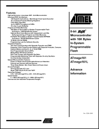 Click here to download ATmega161-4PC Datasheet