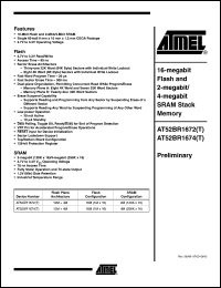 Click here to download AT52BR1672T-85CI Datasheet