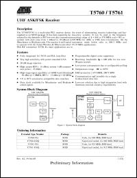 Click here to download T5760-TG Datasheet