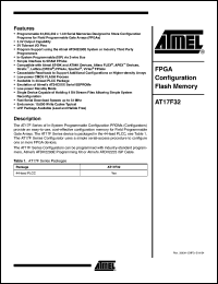 Click here to download AT17F32-30 Datasheet