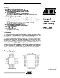 Click here to download AT49LL040-33TC Datasheet