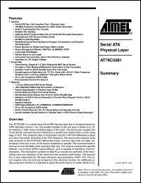 Click here to download AT78C5081 Datasheet