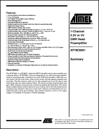 Click here to download AT78C6001 Datasheet