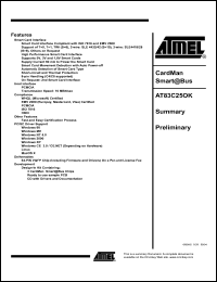 Click here to download AT83C25 Datasheet