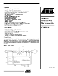 Click here to download AT86RF401 Datasheet